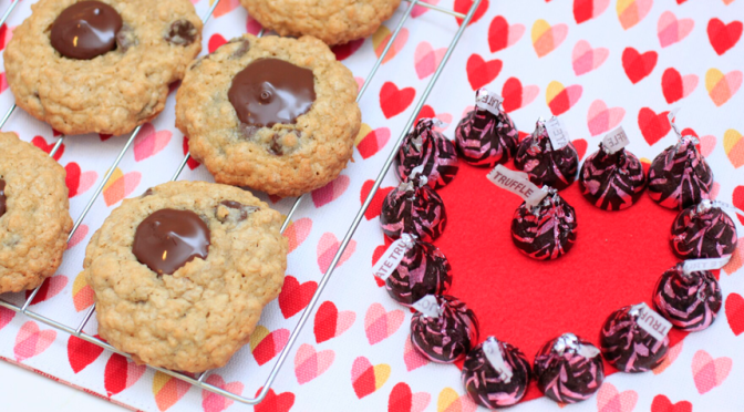 Oatmeal Chocolate Chip Truffle Blossom Cookies via LifeBetweenWeekends.com (Photos: Nathan Davison)