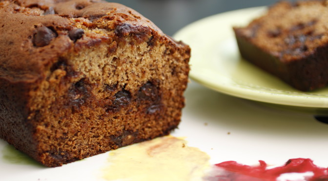 Coconut Chocolate-Chip Banana Bread