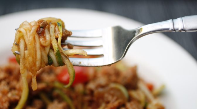 This Zucchini Spaghetti starts your week off (or resets it) on a healthy note. (Photos: Nathan Davison)