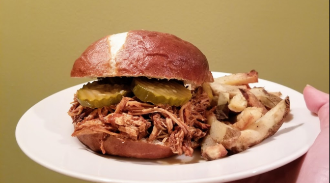 Slow Cooker BBQ Peach Chicken