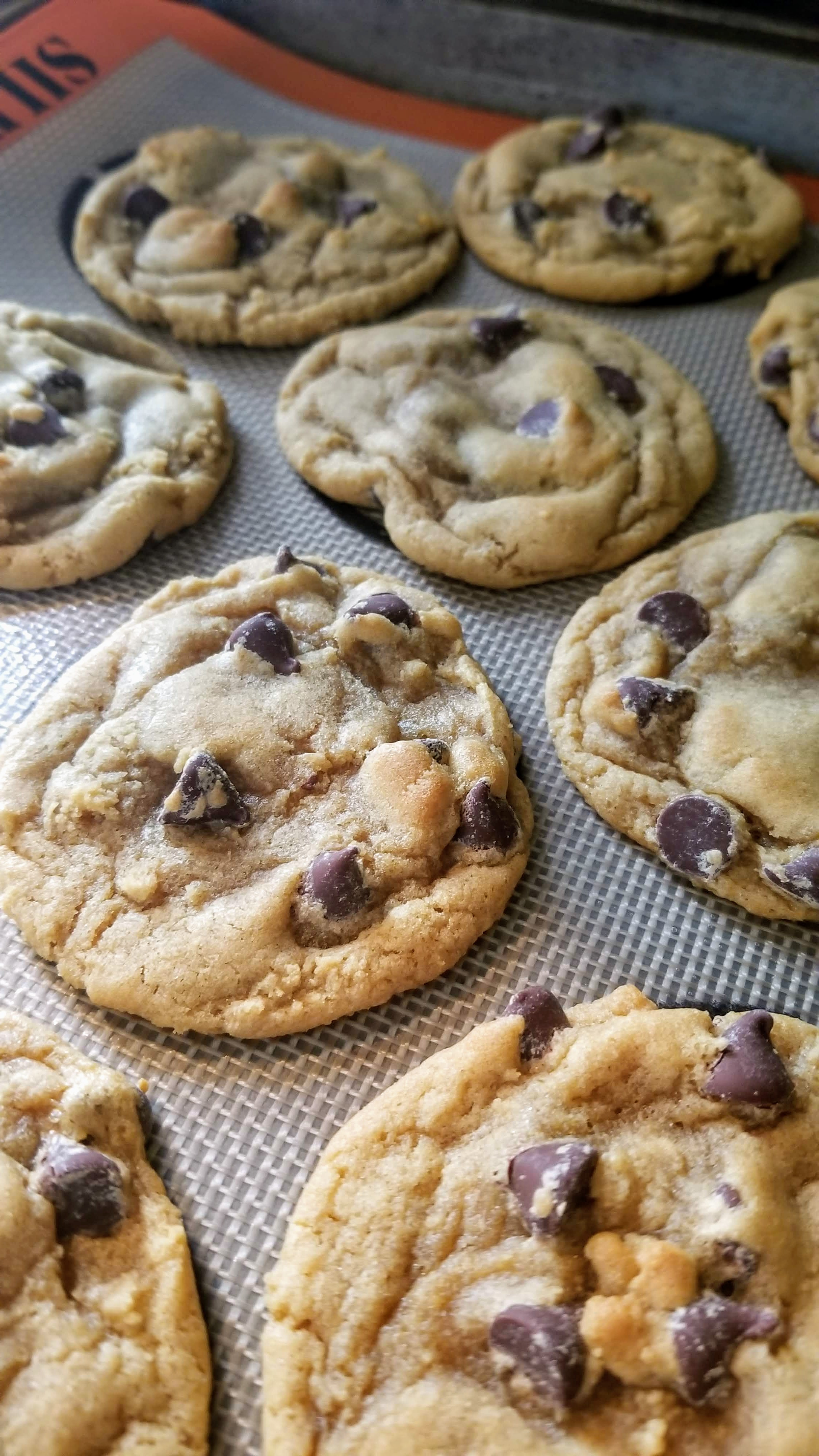 Spiced Rum Chocolate Chip Cookies