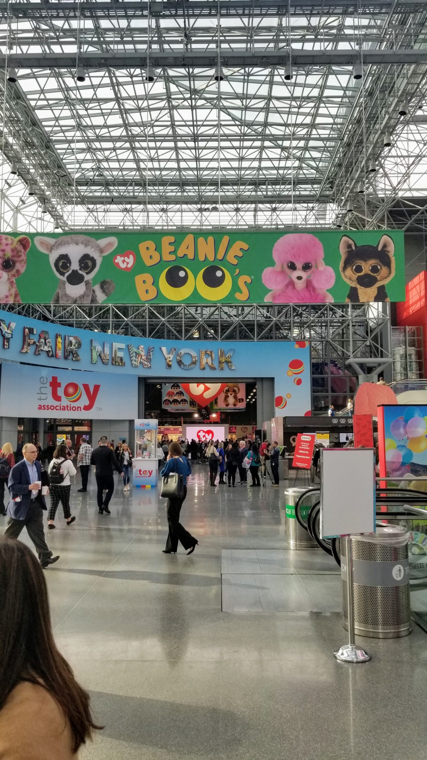 The main hall of the NY Toy Fair 2020