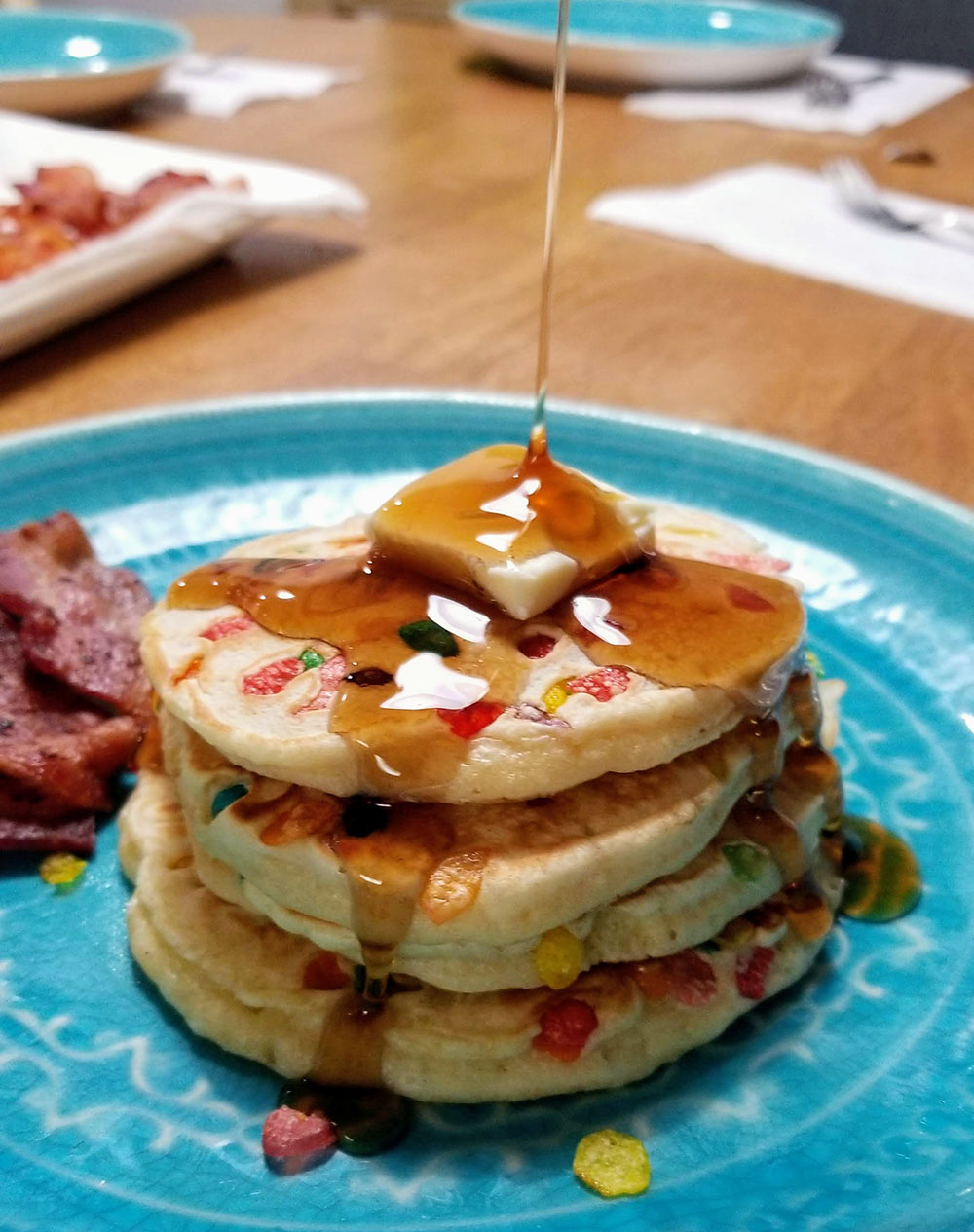 How to Make Fruity Pebbles Pancakes