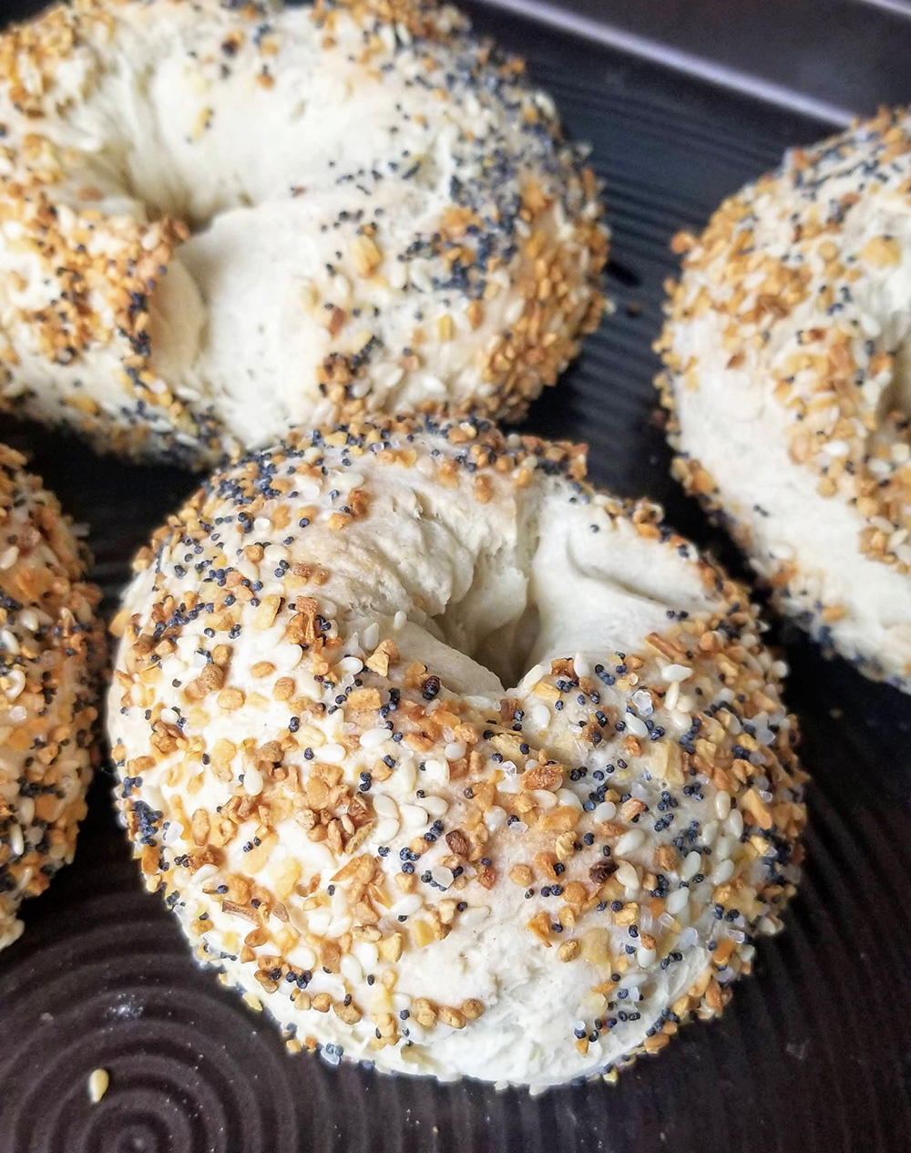 Ridiculously Easy Greek Yogurt Everything Bagels (& Asiago, Too!)