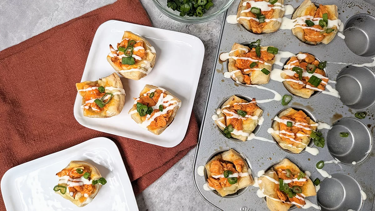 Buffalo Chicken Brie Bites Recipe