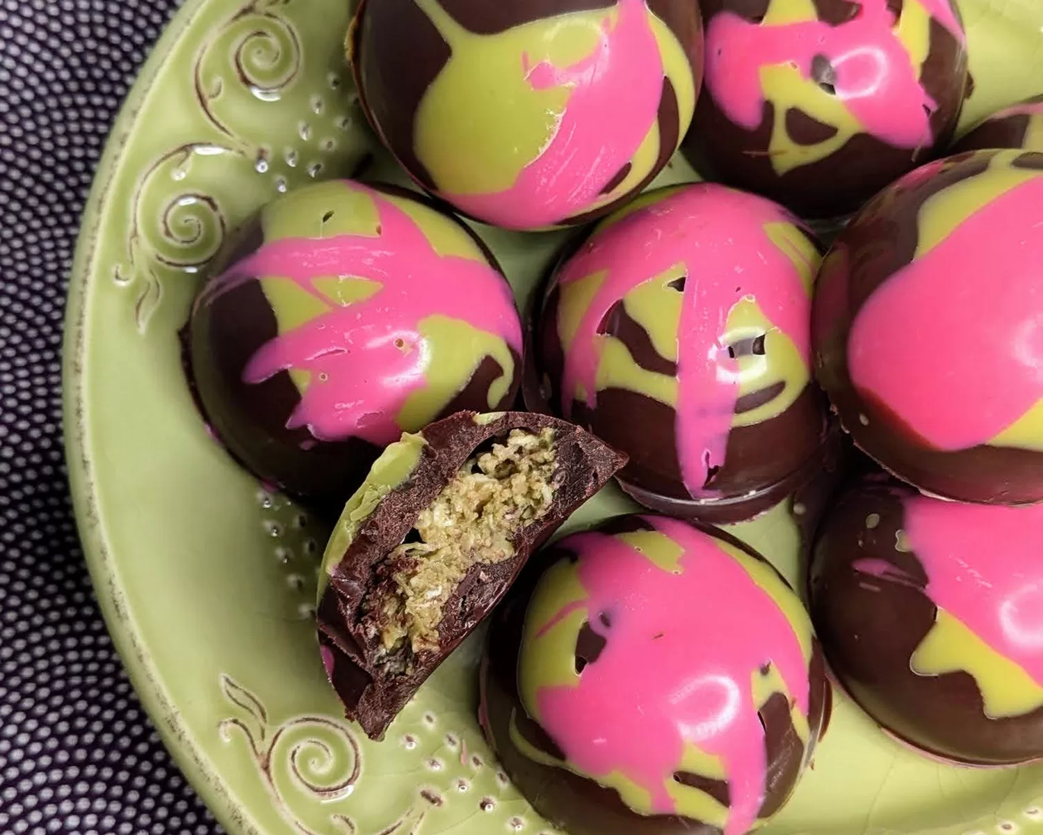 A ‘Wicked’-Inspired Dessert: Chocolate Pistachio Candy Bars